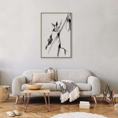 Leinwandbild - Winged Love (1 Part) Vertical