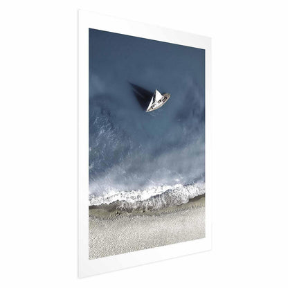 Poster - Yacht on the Sea Artgeist