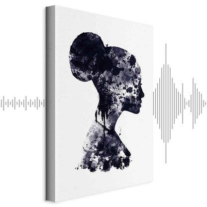 Leinwandbild - Abstract Profile (1 Part) Vertical