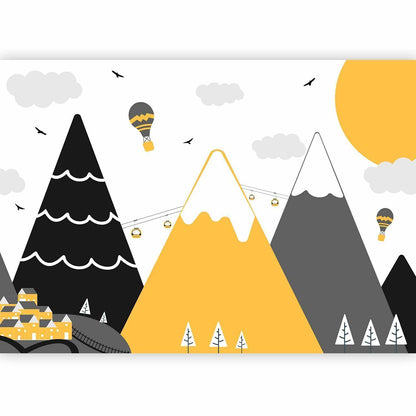 Fototapete - Adventure in the Mountains