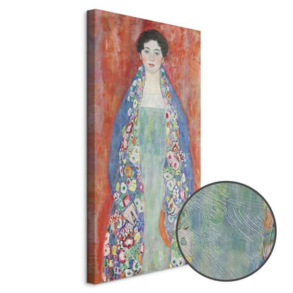 Leinwandbild - Gustav Klimt – Portrait of Fräulein Lieser