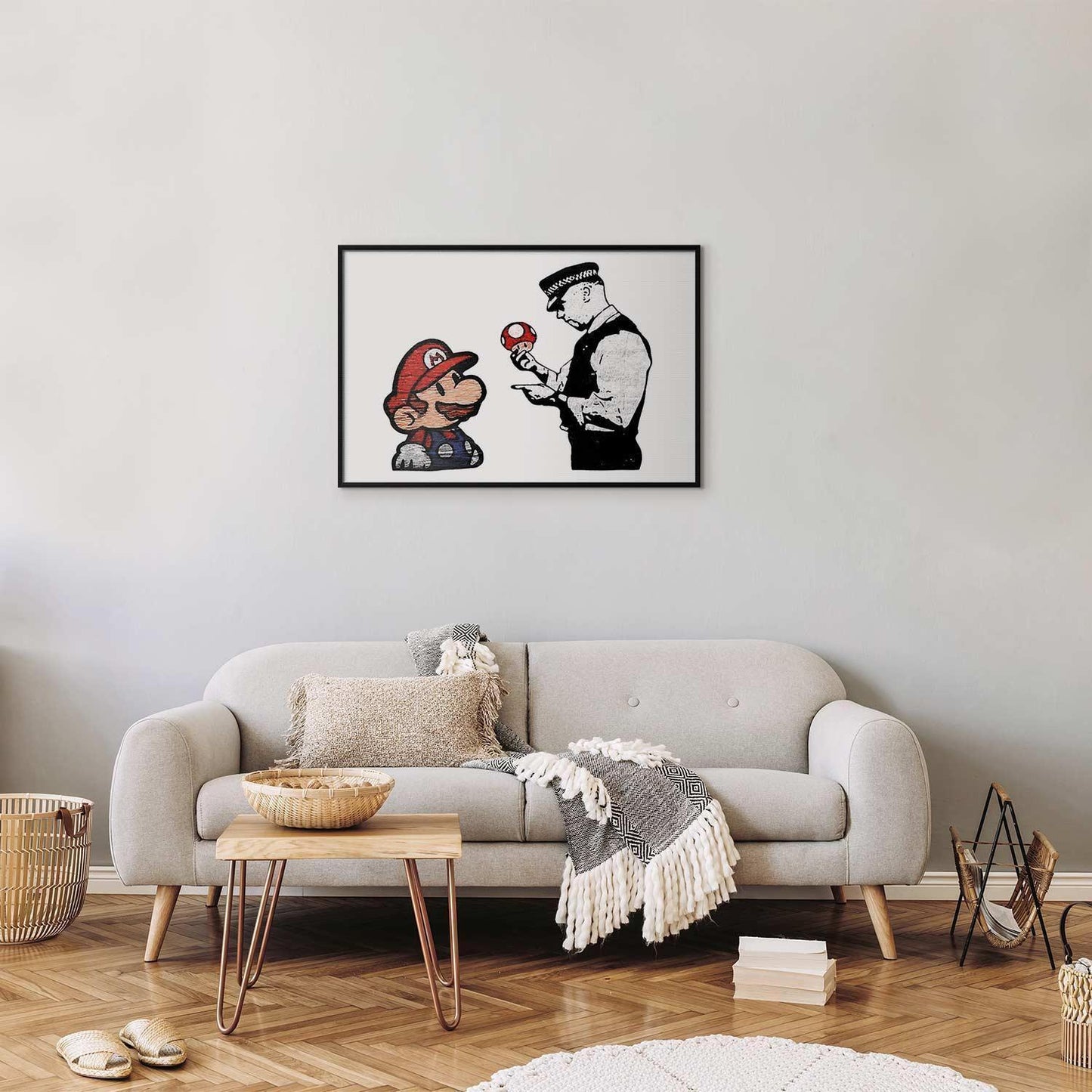 Poster - Banksy: Mushroom Picker Artgeist