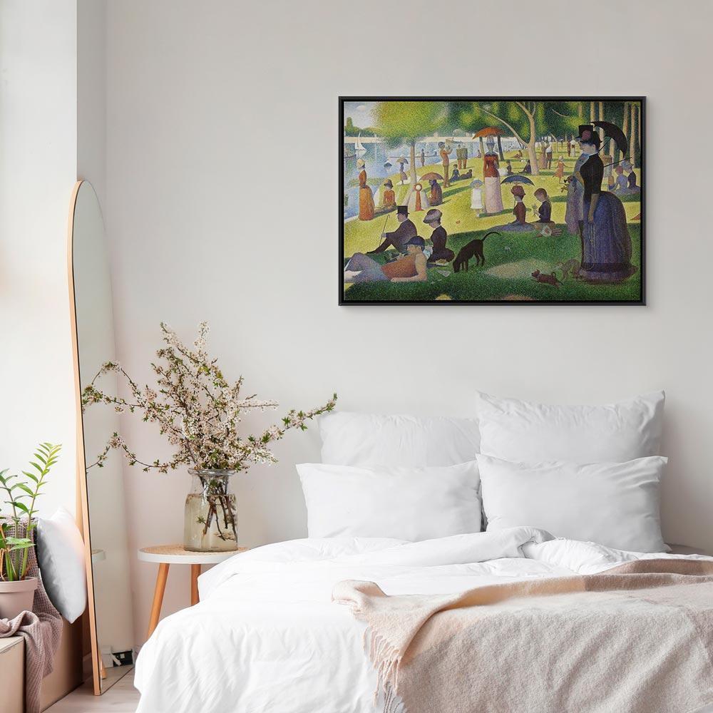 Leinwandbild - Georges Seurat – Sunday Afternoon on the Island of La Grande Jatte