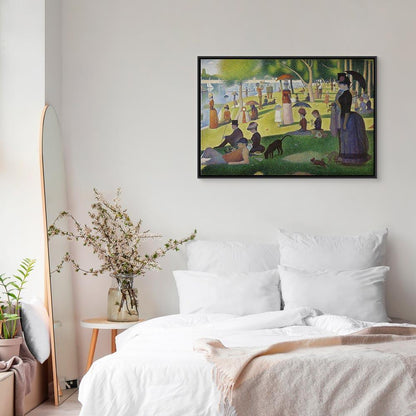 Leinwandbild - Georges Seurat – Sunday Afternoon on the Island of La Grande Jatte