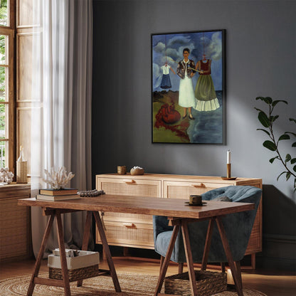 Leinwandbild - Frida Kahlo – Memory (The Heart)