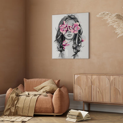Malen nach Zahlen - Flowers On Eyes