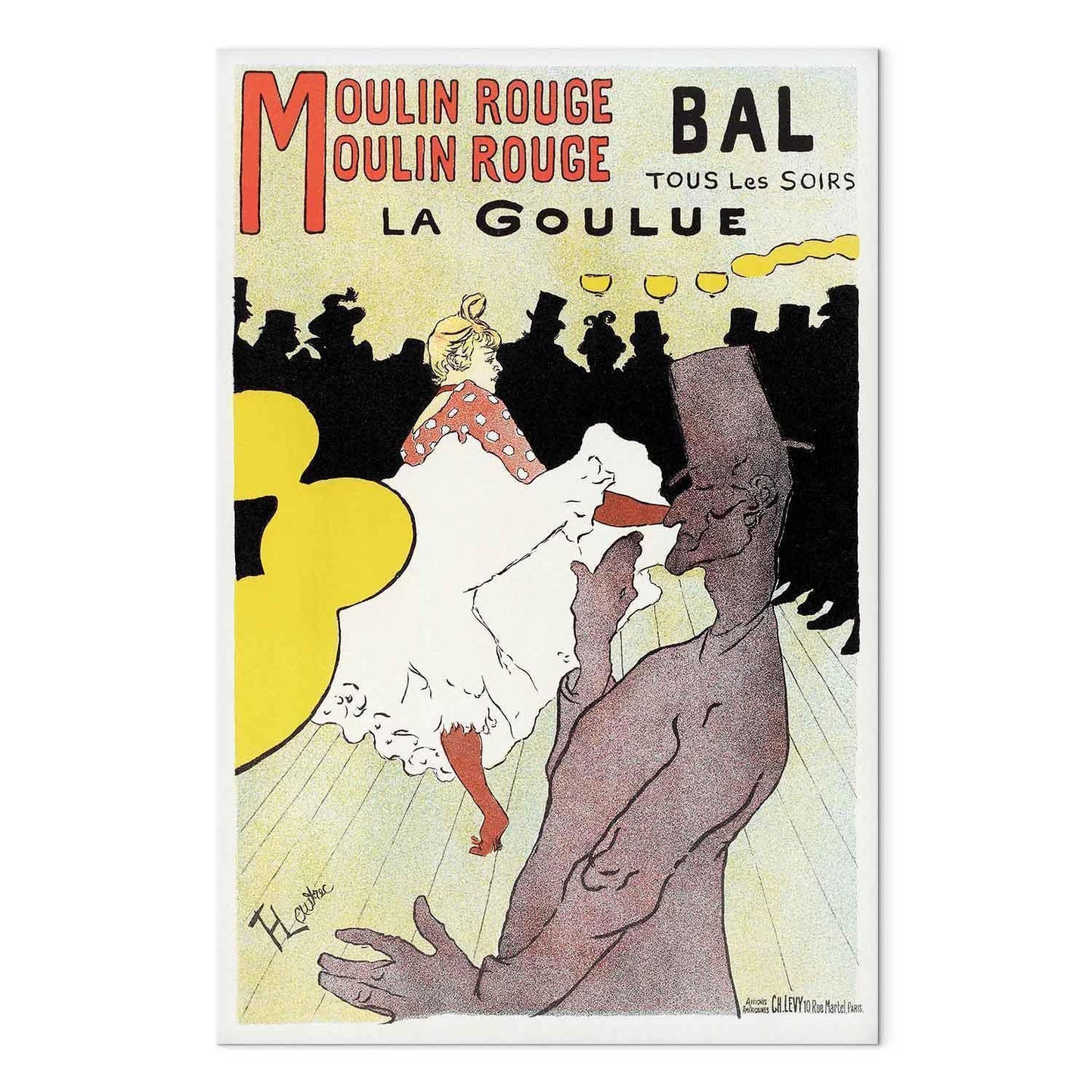 Wandbild XXL - Henri de Toulouse-Lautrec – La Goulue