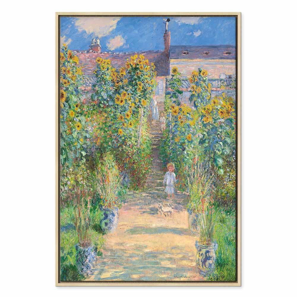 Leinwandbild - Claude Monet – Monet’s Garden at Vétheuil