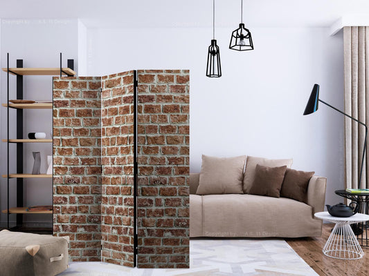 Paravent "Brick Space" – Loft-Charme für moderne Räume