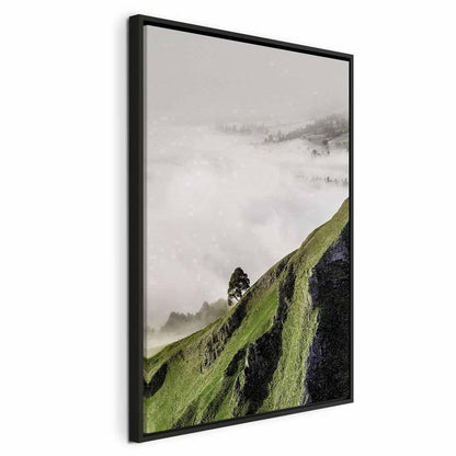 Leinwandbild - Tree Above Clouds (1 Part) Vertical