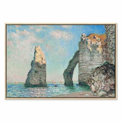 Leinwandbild - Claude Monet – Cliffs at Étretat