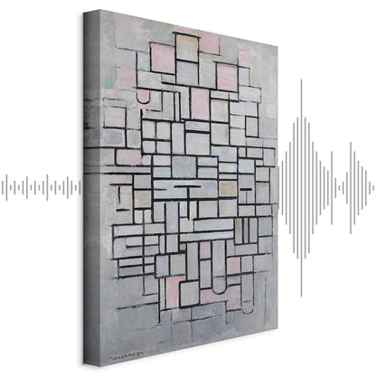 Leinwandbild - Piet Mondrian – Composition No IV