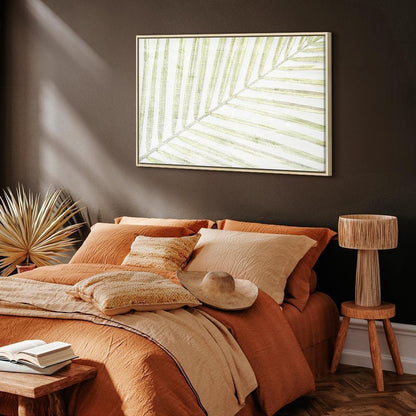 Leinwandbild - Palm Leaf (1 Part) Wide