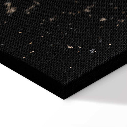 Leinwandbild - Symmetry of Shapes (1-part) - Graphic Motif in Black Shade