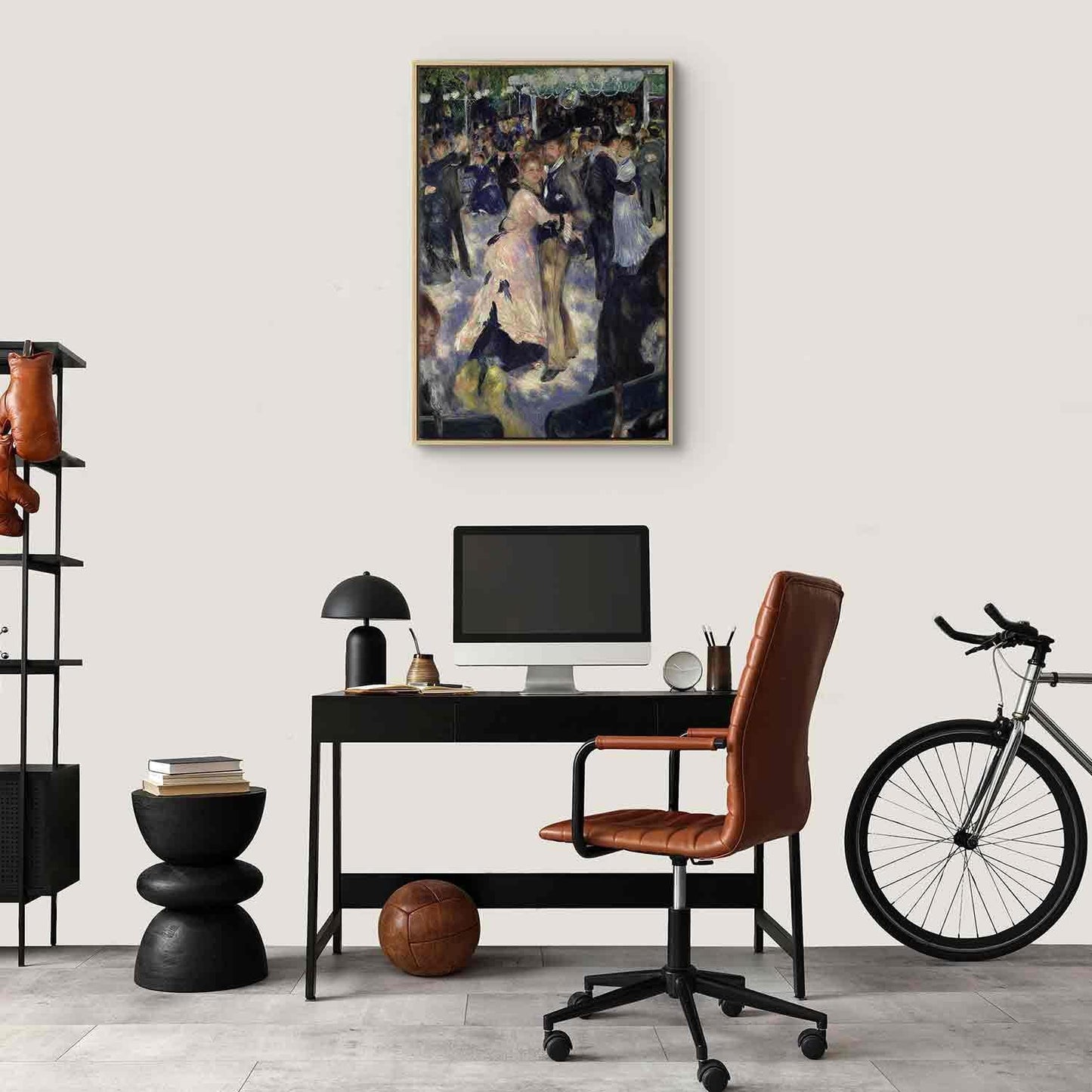 Leinwandbild - Pierre-Auguste Renoir – Le Moulin de la Galette, detail of the dancers