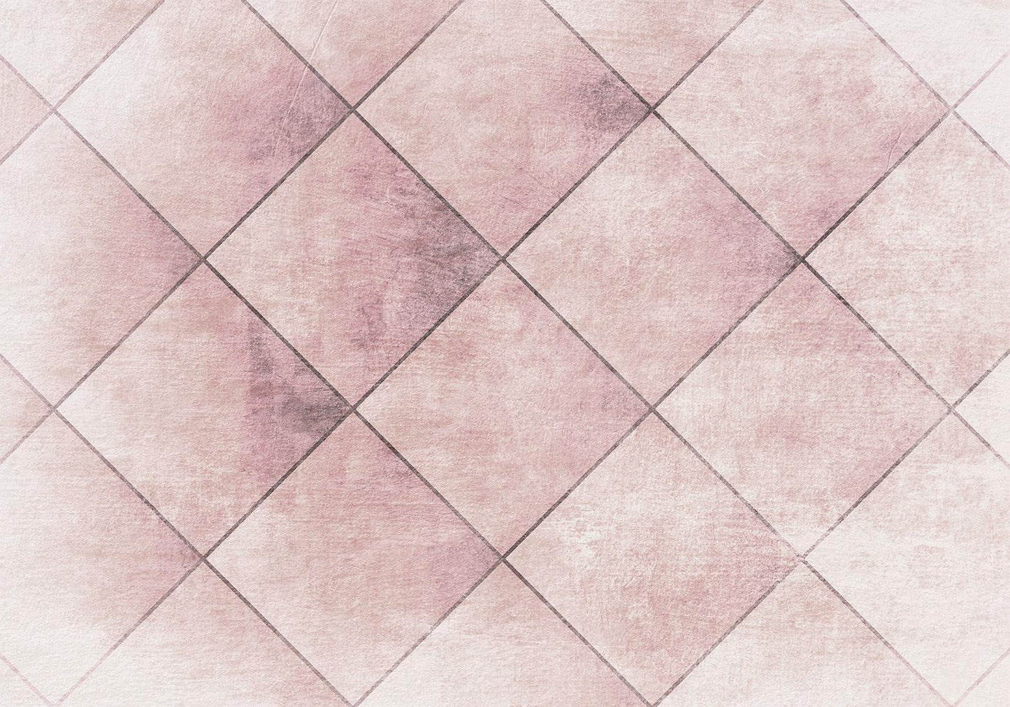 Fototapete Perfect Cuts – Geometrisches Muster in eleganter Kacheloptik