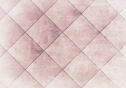 Fototapete Perfect Cuts – Geometrisches Muster in eleganter Kacheloptik