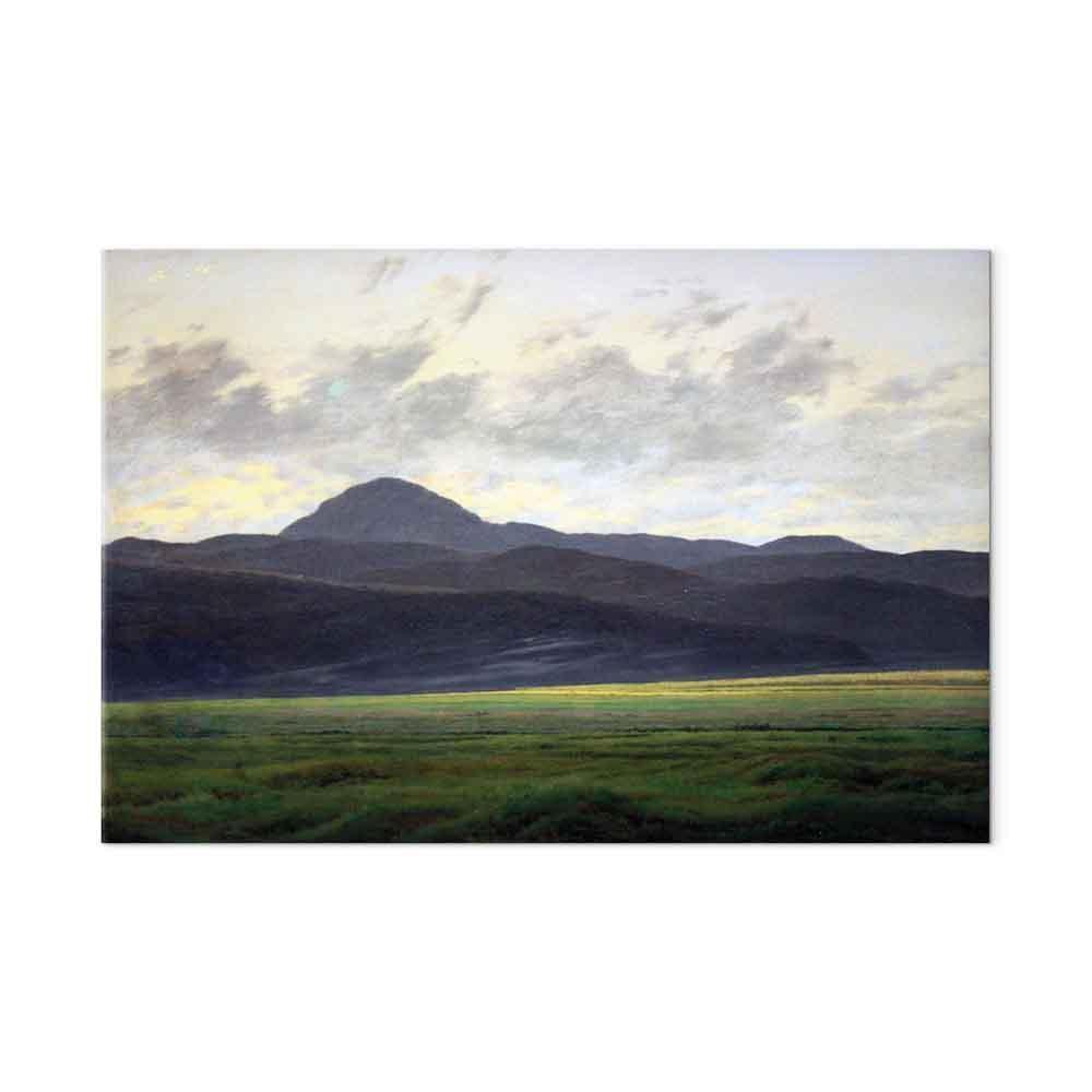 Leinwandbild - Caspar David Friedrich – Mountain Landscape in Bohemia