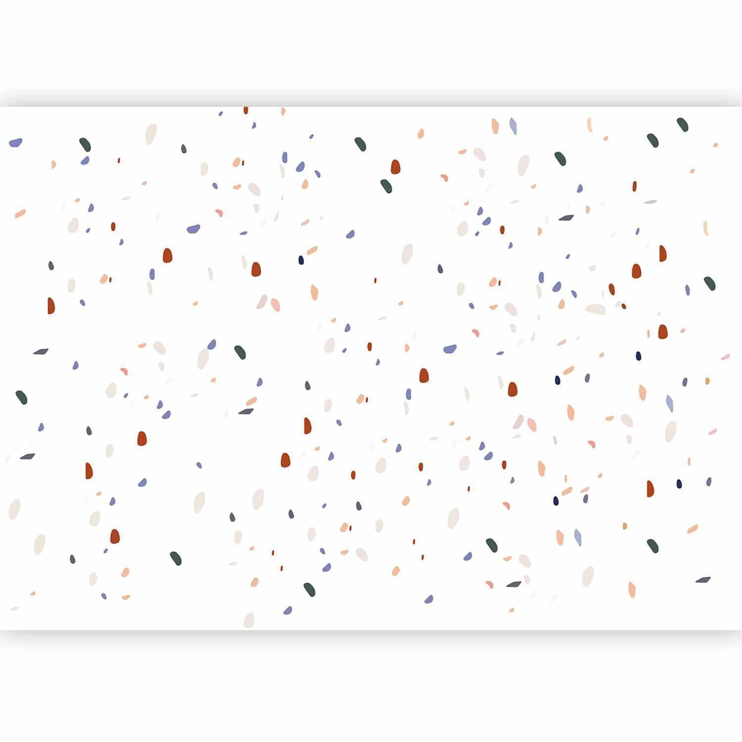 Fototapete - Classic Terrazzo on White Background Artgeist