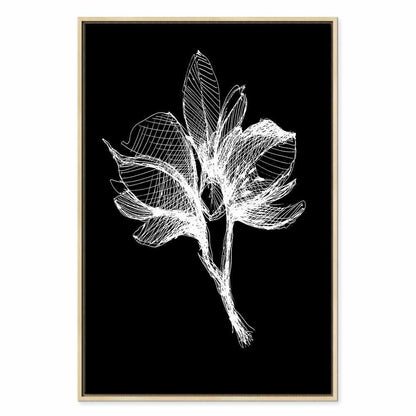 Leinwandbild - Night Flower (1 Part) Vertical