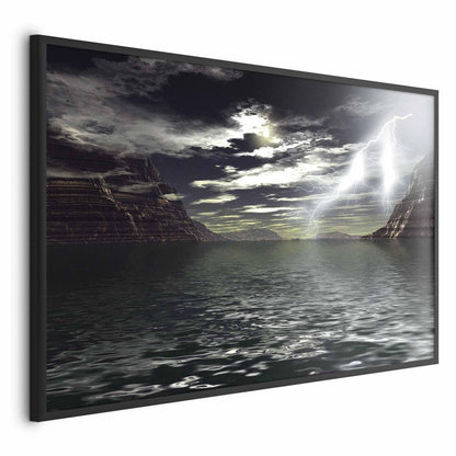 Poster - Sturm über dem See