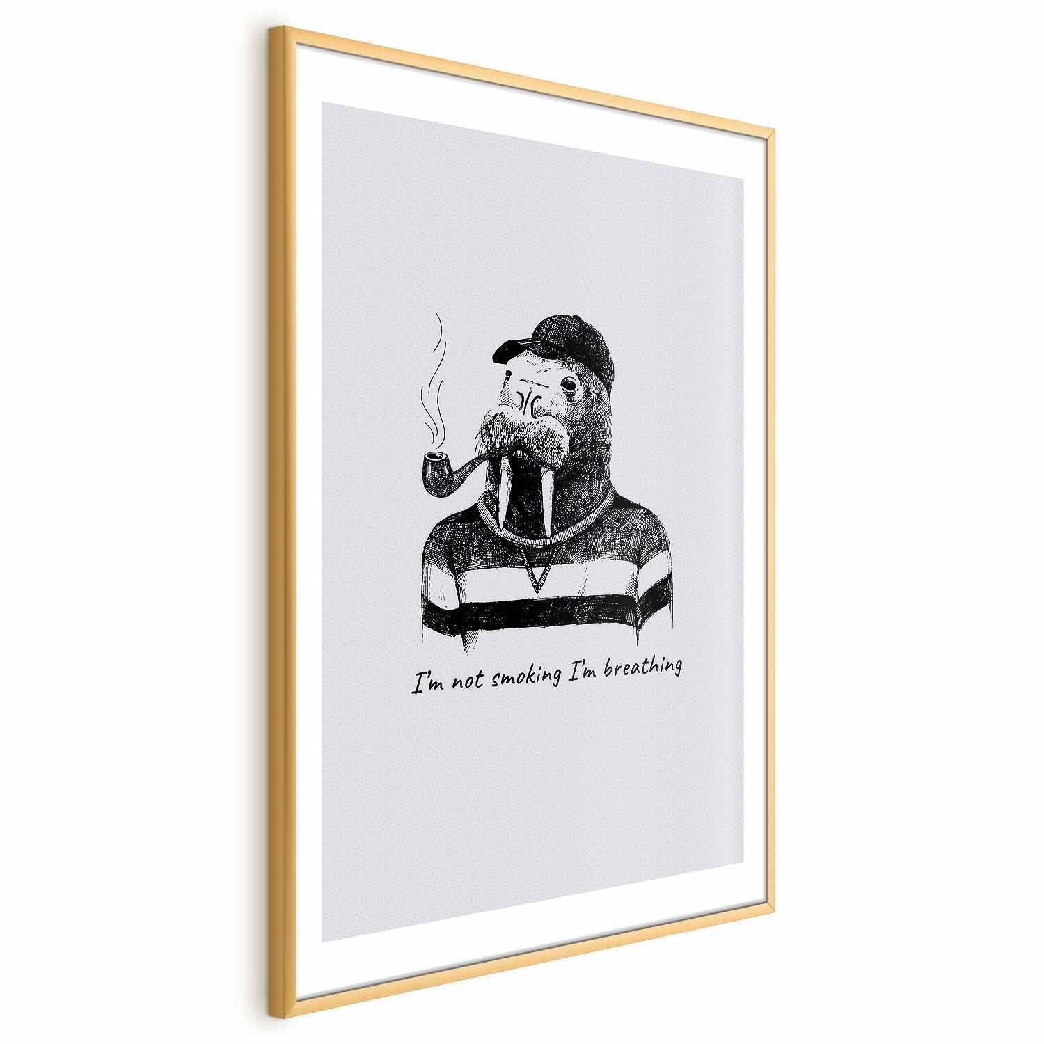 Poster - I'm Not Smoking I'm Breathing Artgeist