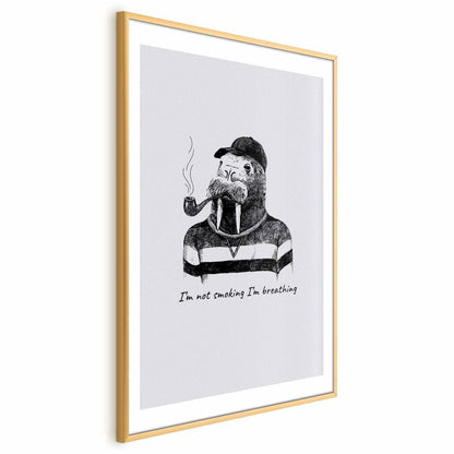 Poster - I'm Not Smoking I'm Breathing Artgeist
