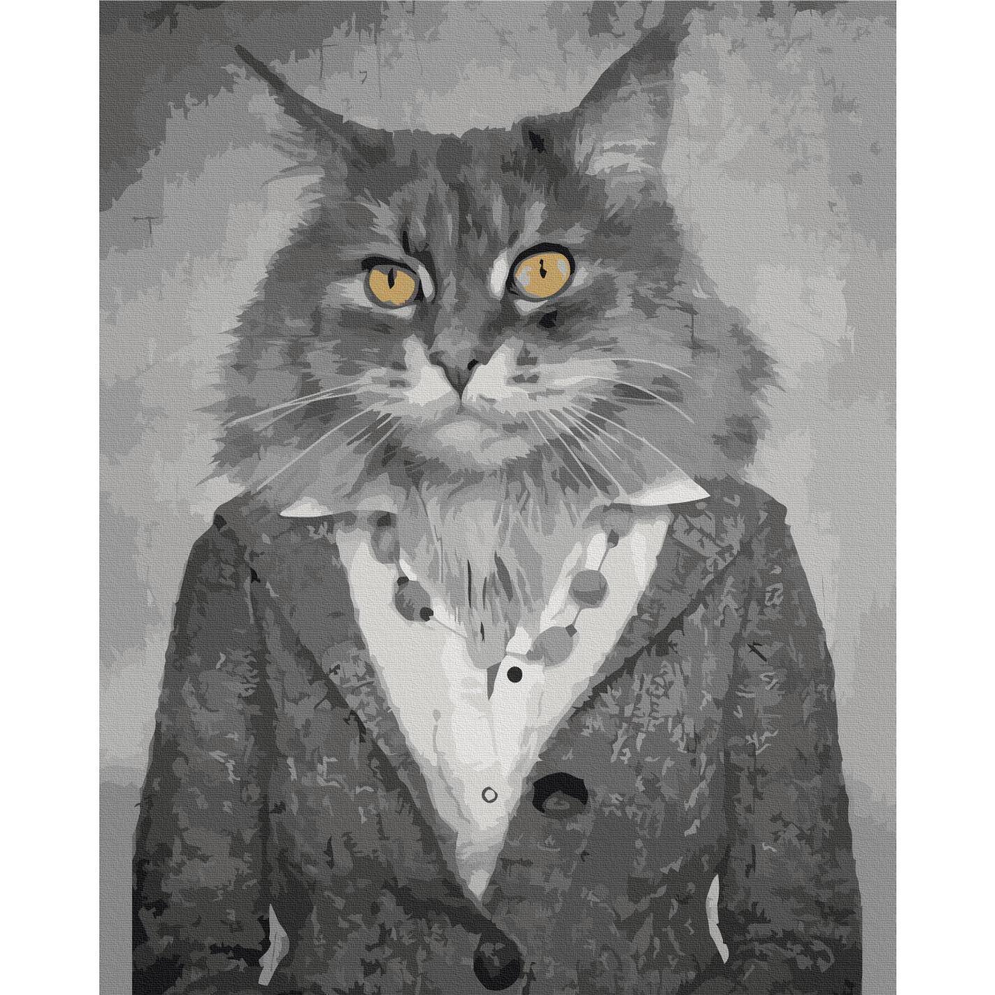 Malen nach Zahlen - Elegant Cat