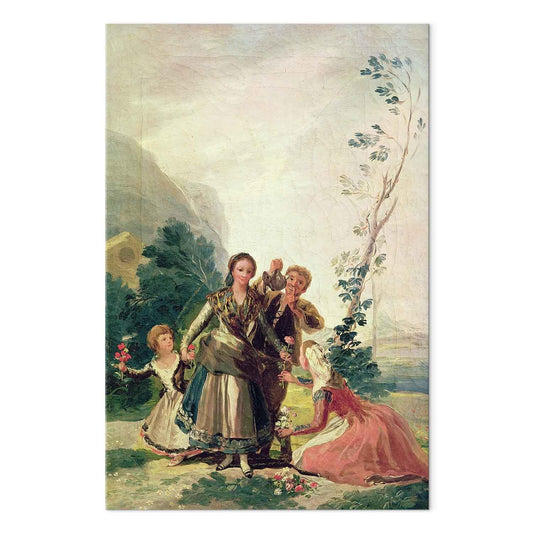 Wandbild XXL - Francisco Goya – The Flower Girls (Spring)