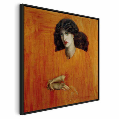 Leinwandbild - Dante Gabriel Rossetti – La Donna della Finestra