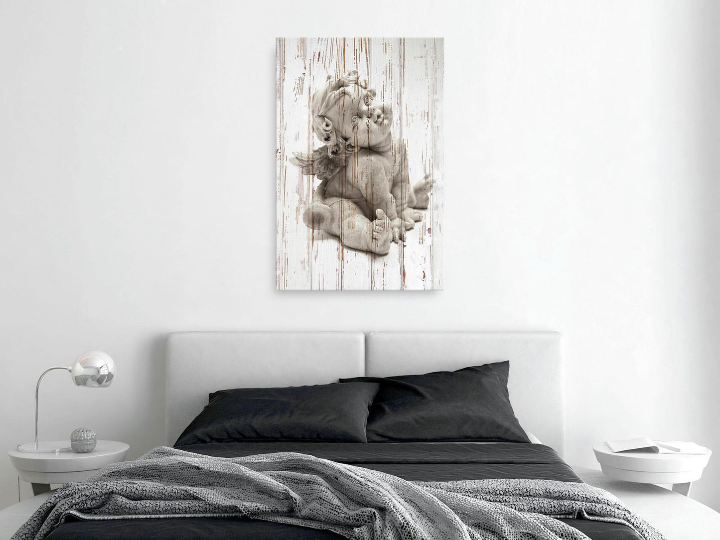 Leinwandbild - Pensive Cupid (1 Part) Vertical Artgeist