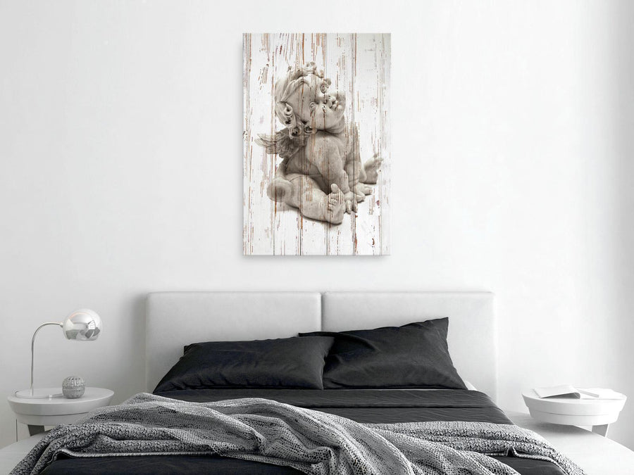 Leinwandbild - Pensive Cupid (1 Part) Vertical Artgeist