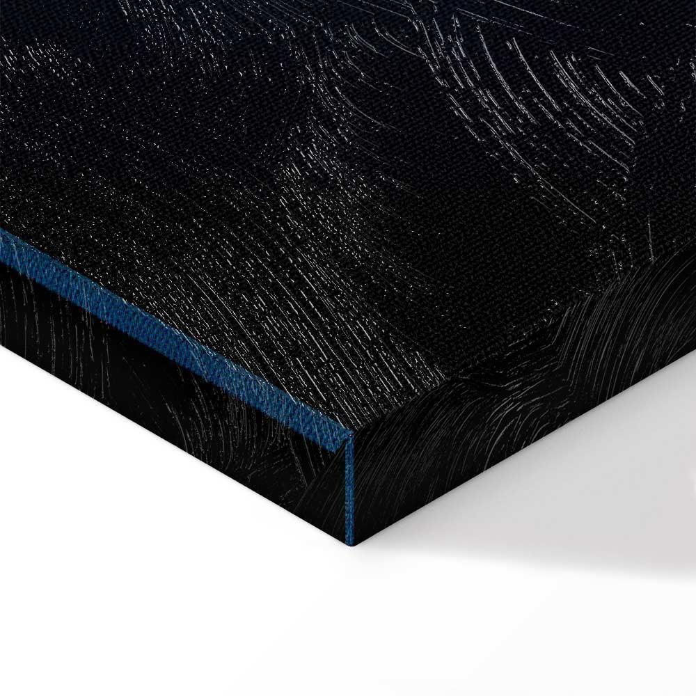 Leinwandbild - Animated Scenery: The Sun Battling with Clouds