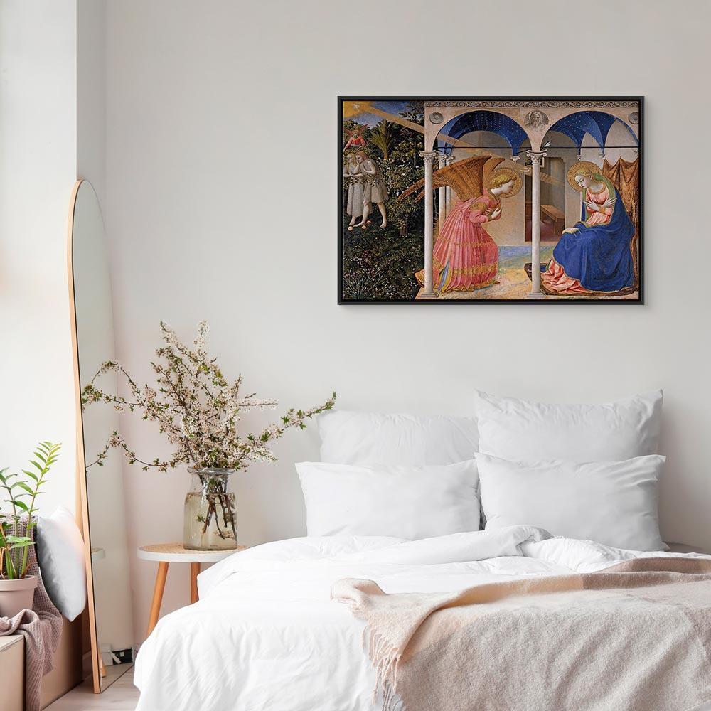 Leinwandbild - Fra Angelico – The Annunciation