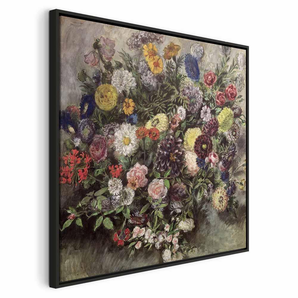 Leinwandbild - Eugène Delacroix – Bouquet of Flowers