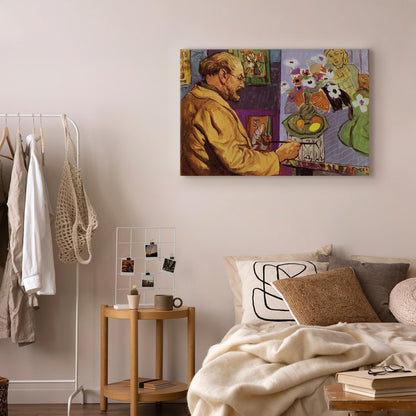 Leinwandbild - Painting by Henri Matisse (colour lithograph)