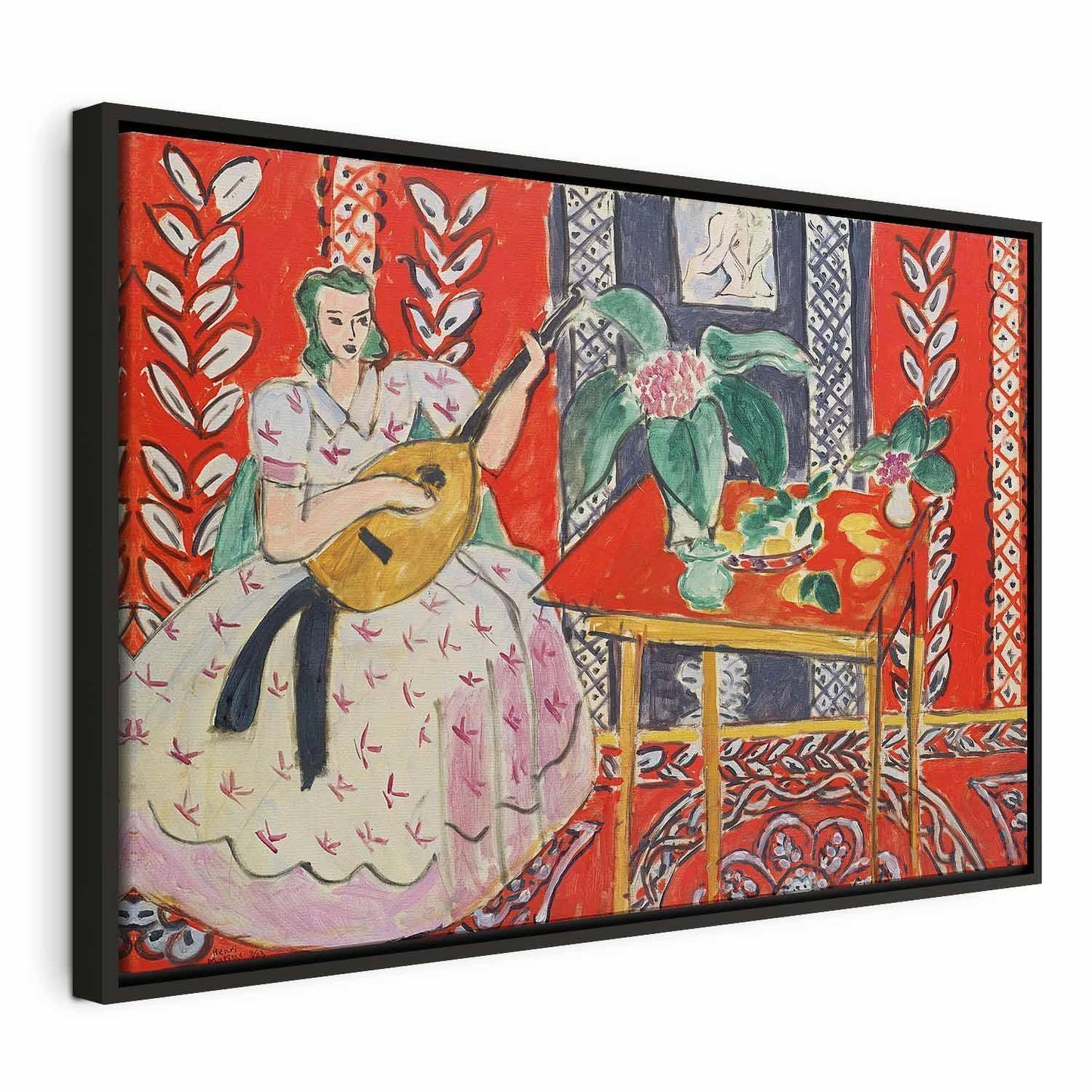 Leinwandbild - Henri Matisse – The Lute