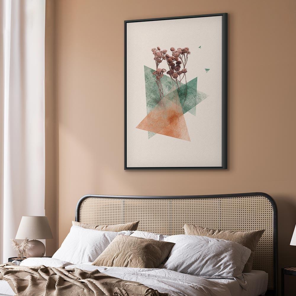 Leinwandbild - Modernist Flower (1 Part) Vertical