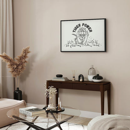 Leinwandbild - Tiger Power (1 Part) Wide