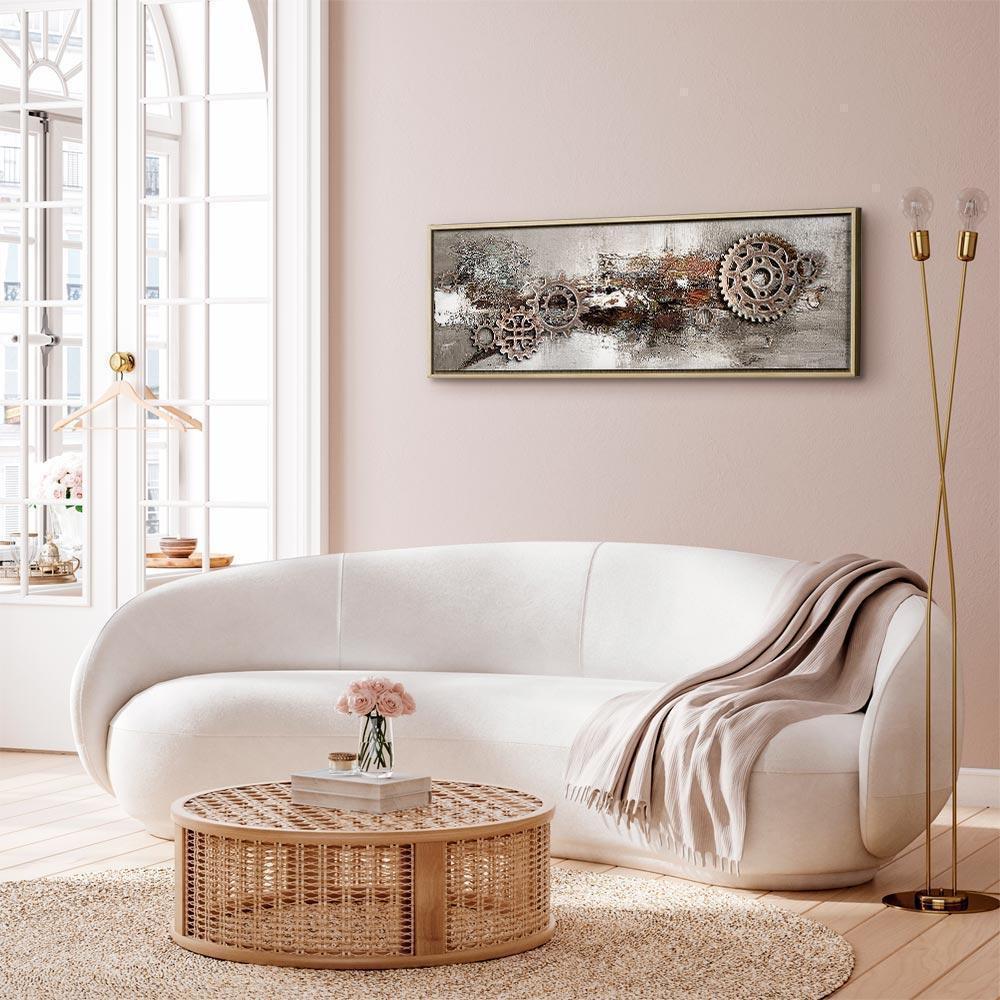 Leinwandbild - Steel Cranks (1 Part) Narrow