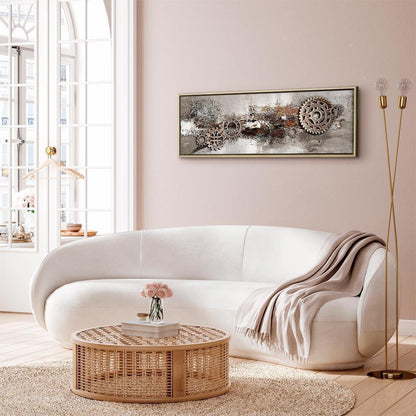 Leinwandbild - Steel Cranks (1 Part) Narrow