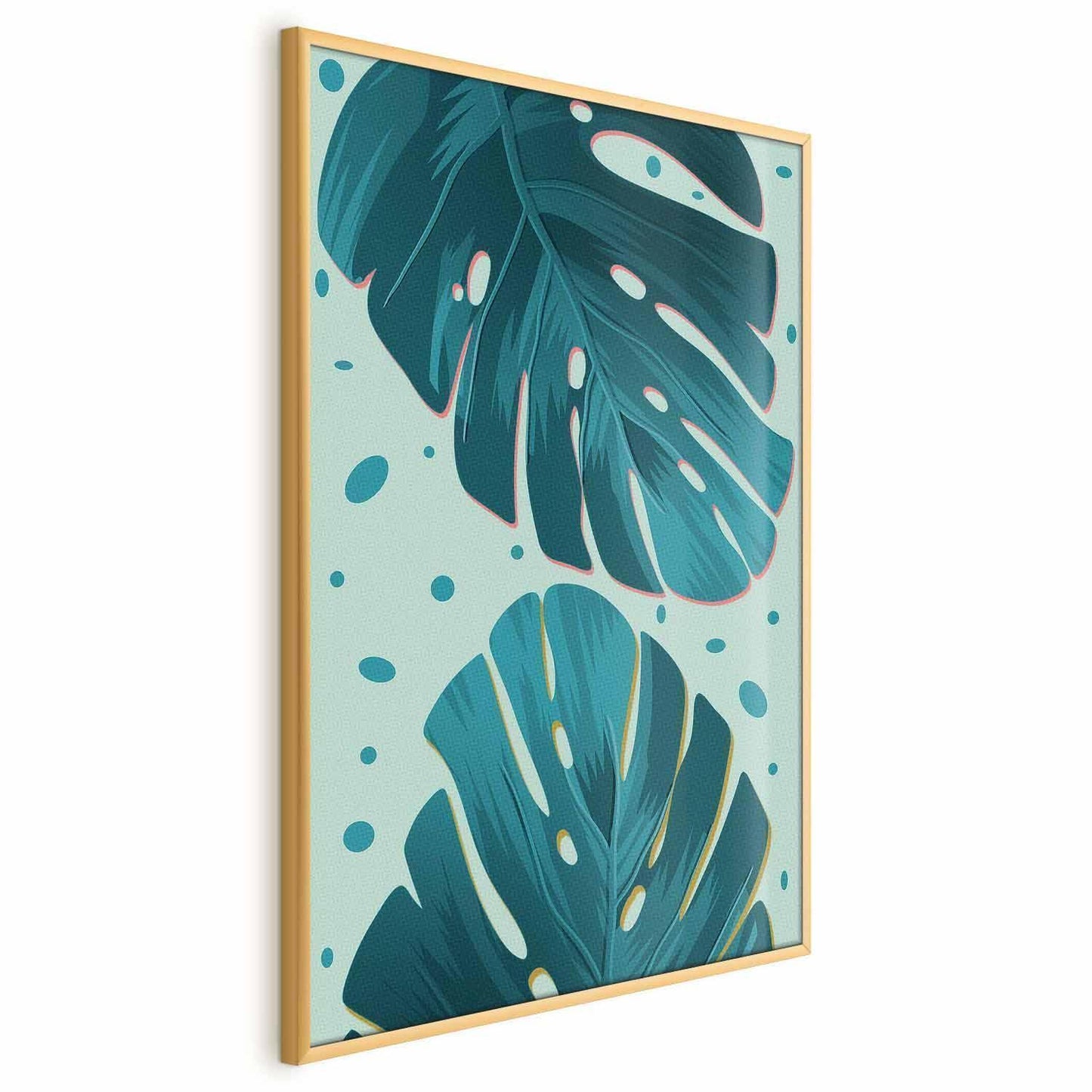 Poster - Dewy Leaves Artgeist