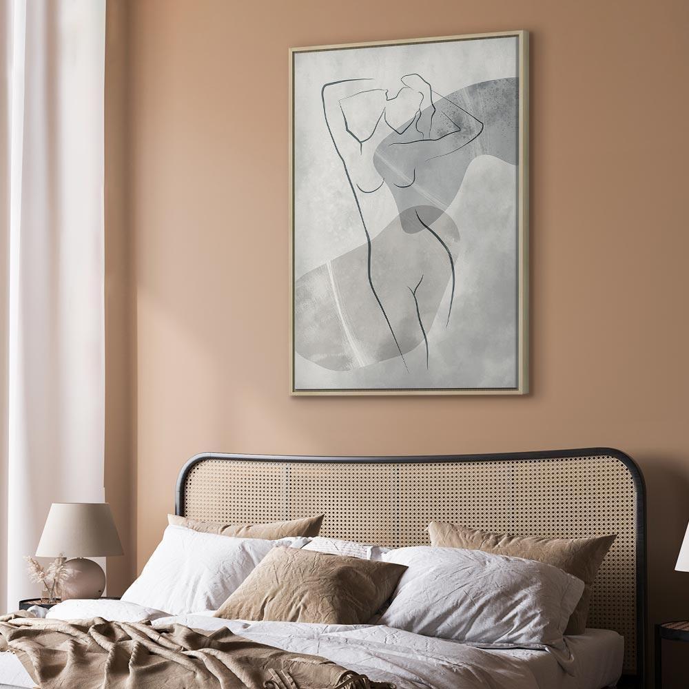 Leinwandbild - Resting Muse (1 Part) Vertical