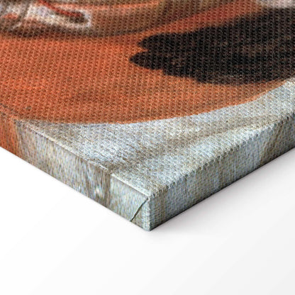 Leinwandbild - Frida Kahlo – Self-Portrait with Monkey