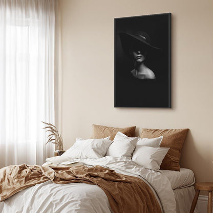 Leinwandbild - Mysterious Woman (1 Part) Vertical