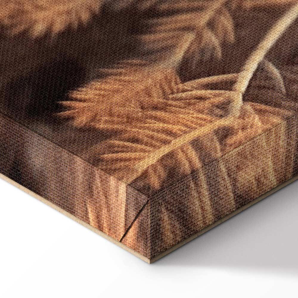 Leinwandbild - Golden Cone (1 Part) Vertical