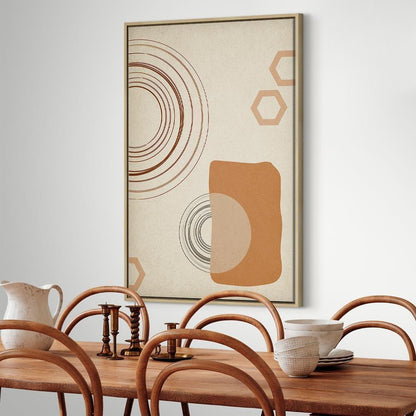 Leinwandbild - Sand Castles (1 Part) Vertical