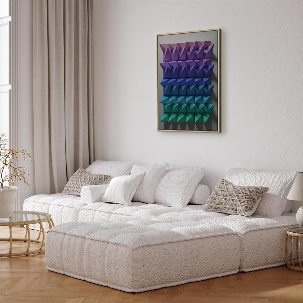 Leinwandbild - Uniform Motion (1 Part) Vertical