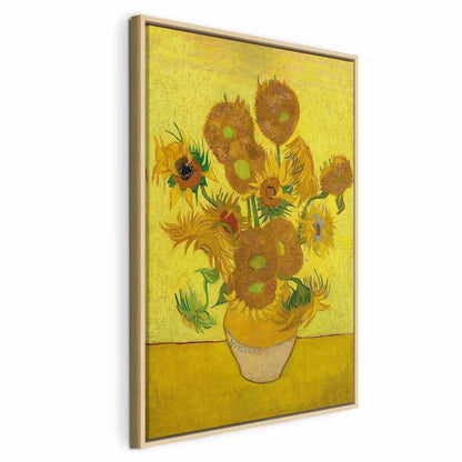 Leinwandbild - Vincent van Gogh – Still Life: Vase With Fifteen Sunflowers