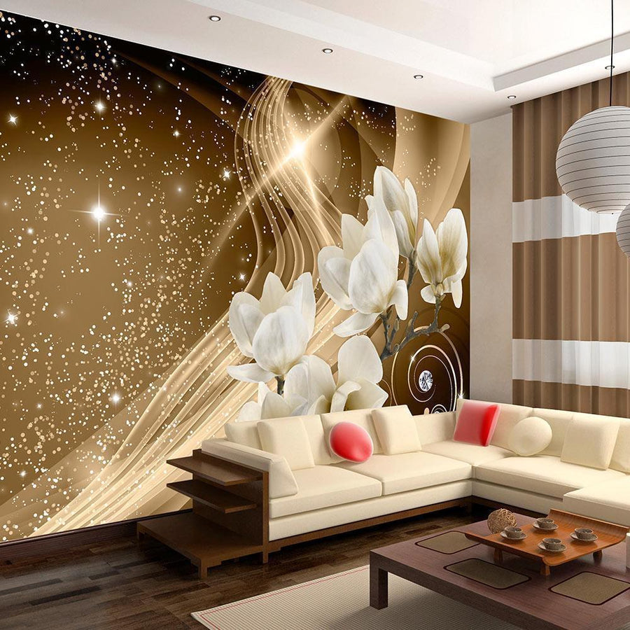Fototapete - Golden Milky Way Artgeist
